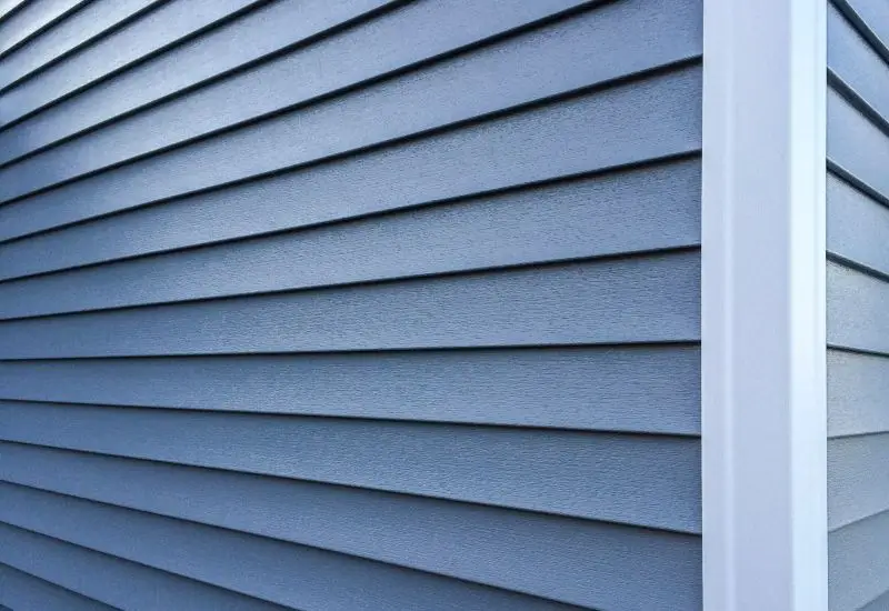 Close view of James Hardie Fiber Cement Siding
