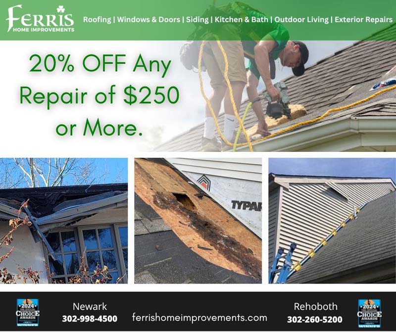20% off any repair of $250