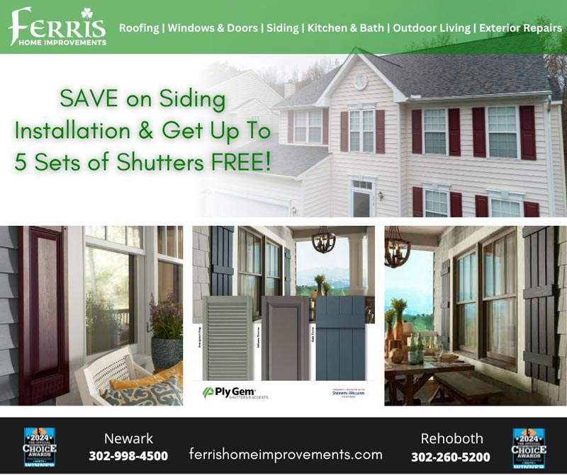 Save on siding installation.