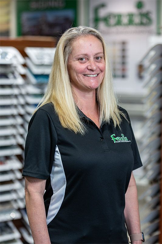 Aliceyn McCarthy, the roofing and siding coordinator at Ferris Home Improvements in Newark, DE