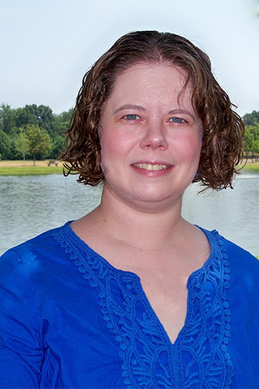 Kelly More, the receptionist at the southern location of Ferris Home Improvements in Newark, DE