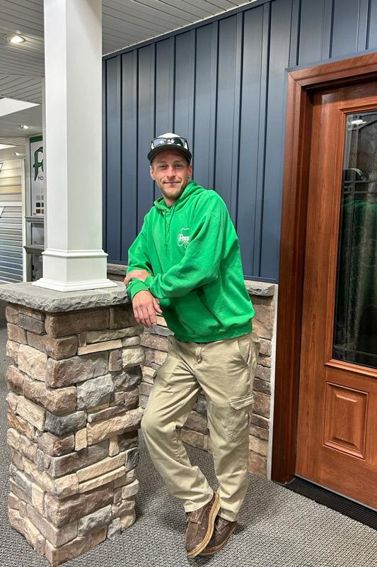 Ronald Stickland, the exterior repair technician at Ferris Home Improvements in Newark, DE