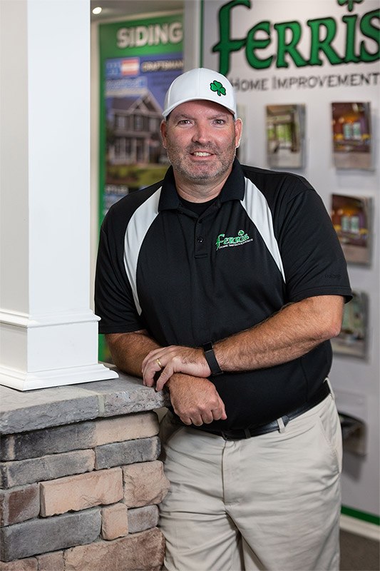 Tim Bouch, the exterior quality assurance specialist at Ferris Home Improvements in Newark, DE