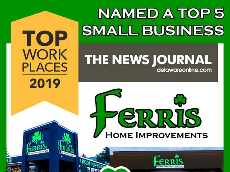 Featured image for “Ferris Home Improvements Named as Top Workplace in Delaware!”