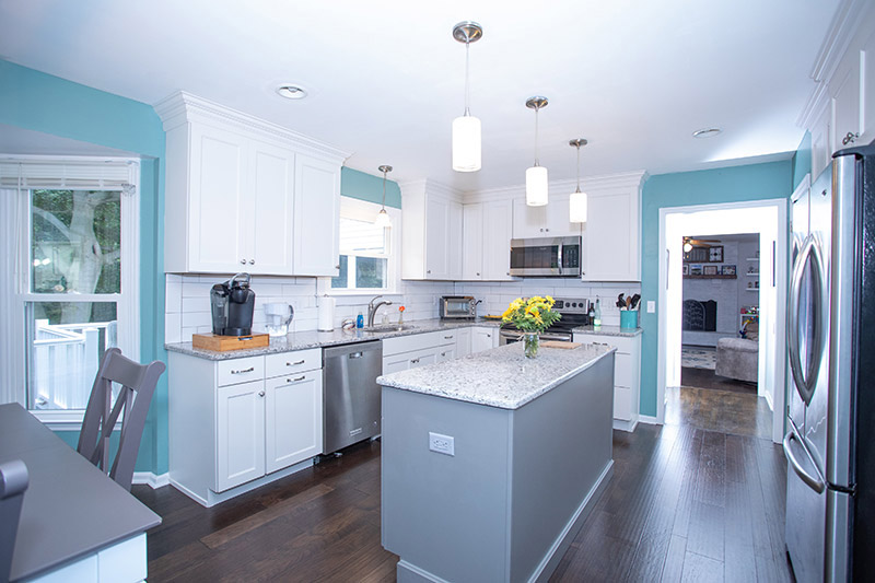 remodeled kitchen