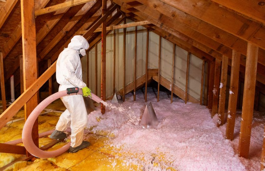 Attic insulation by Ferris Home Improvements 