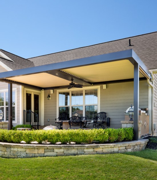 Luxury outdoor pergola by Ferris home improvements