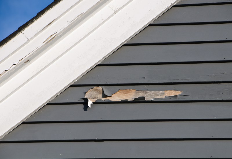 House siding repair