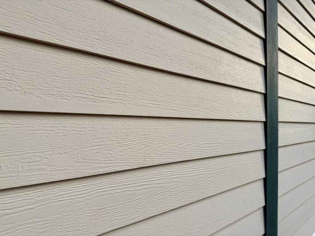 A close up of a wall